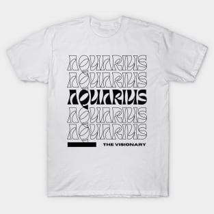 Aquarius Graphic design T-Shirt